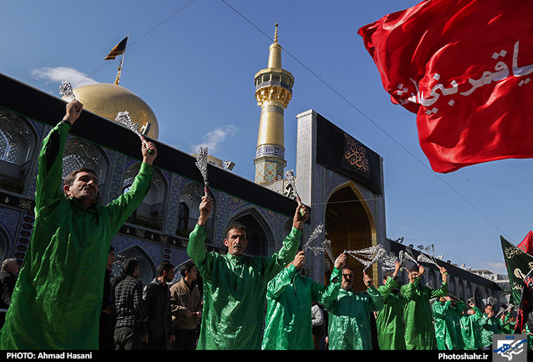 آیین سوگواری 28 صفر در حرم رضوی 2