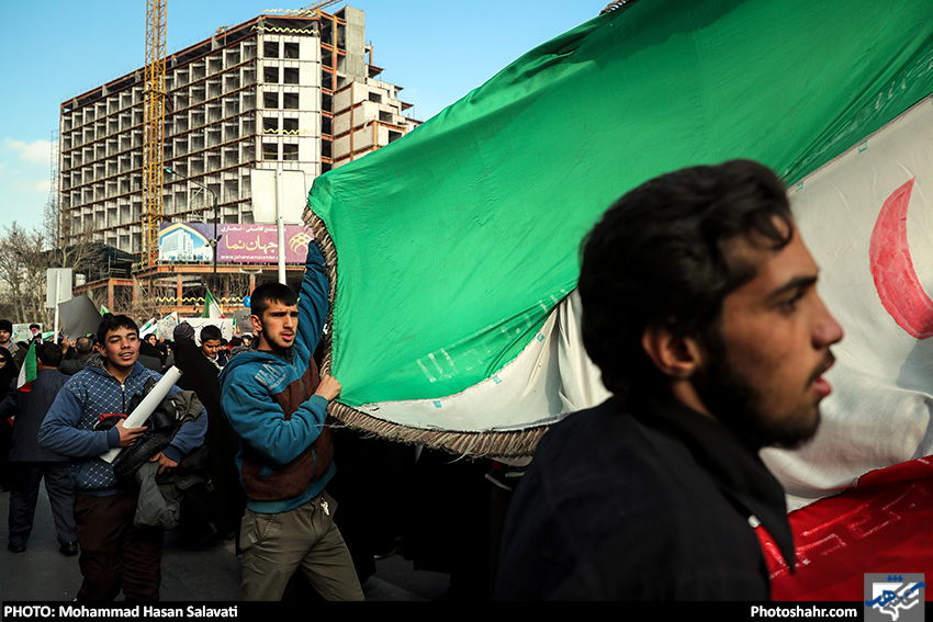 راهپیمایی مردم مشهد در محکومیت اغتشاشات اخیر 