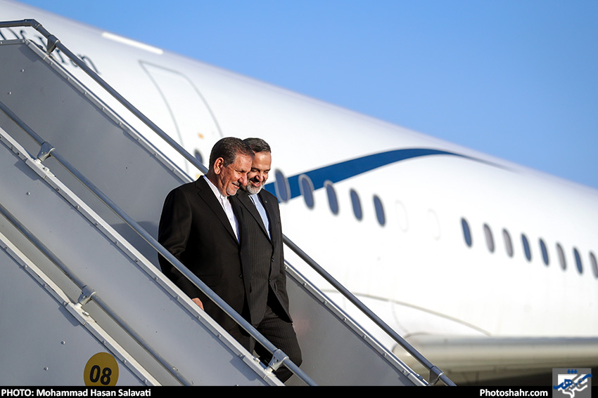  ورود اسحاق جهانگیری معاون اول رئیس جمهور به مشهد