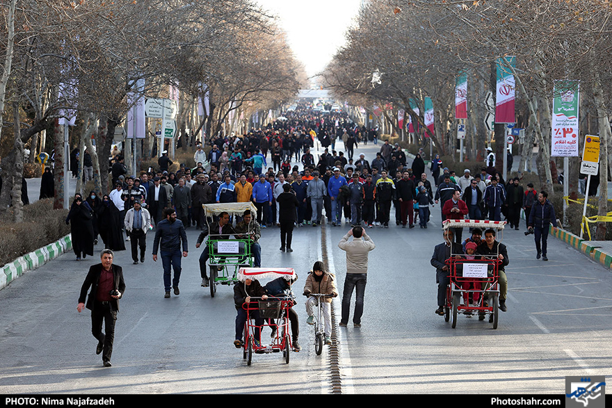 همایش بزرگ پیاده‌ روی خانوادگی در بوستان کوهسنگی