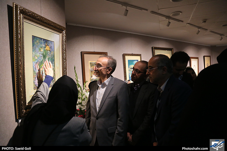 آئین گشایش نگارخانه شهر و افتتاح نمایشگاه آثار بانوان هنرمند مشهد مقدس