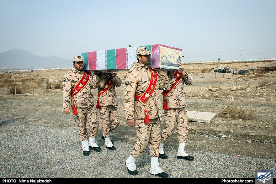 تشییع و تدفین پیکر مطهر شهید گمنام در مرکز آموزش بسیج سپاه امام رضا (ع)