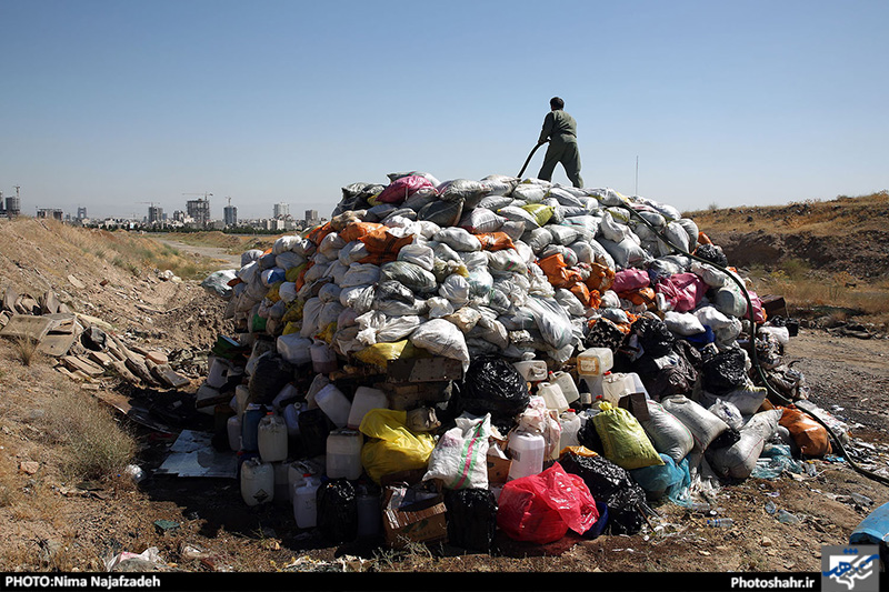  امحاء بیش از پانزده تن انواع مواد مخدر در مشهد 