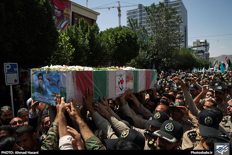 تشییع شهید مدافع حرم «سید مهدی جودی ثانی» در مشهد