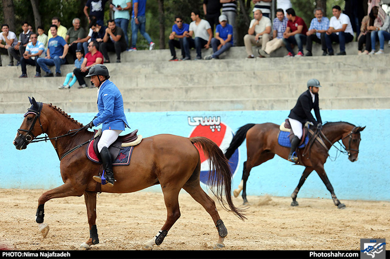 مسابقات سوارکاری در پیست ارشاد مشهد