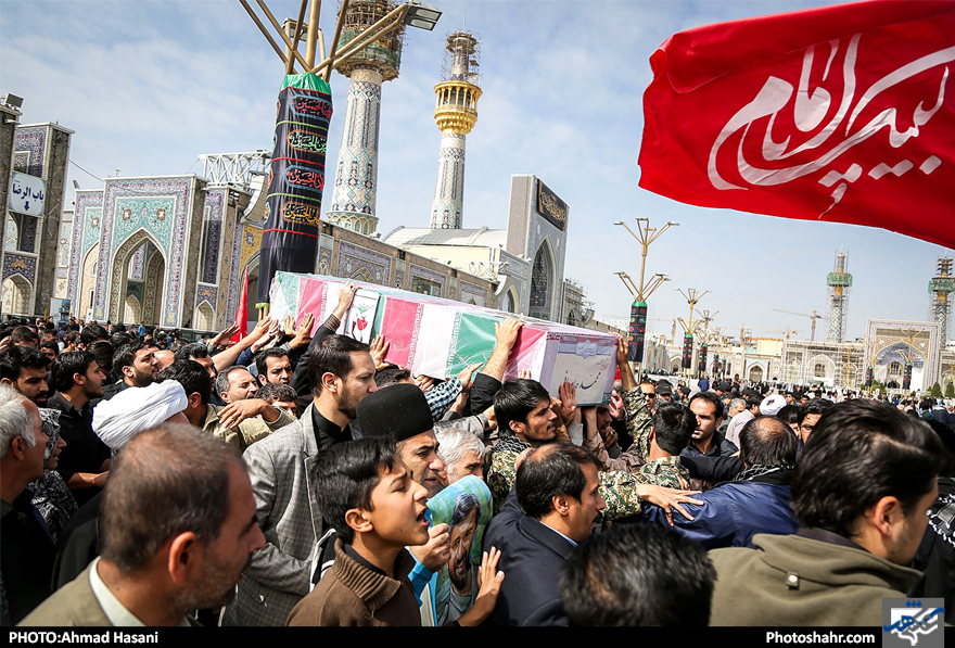 استقبال و تشییع پیکر مطهر شهید مدافع حرم محمد جاودانی