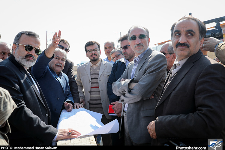  بازدید استاندار خراسان رضوی و شهردار مشهد مقدس از پروژه های حاشیه شهر 