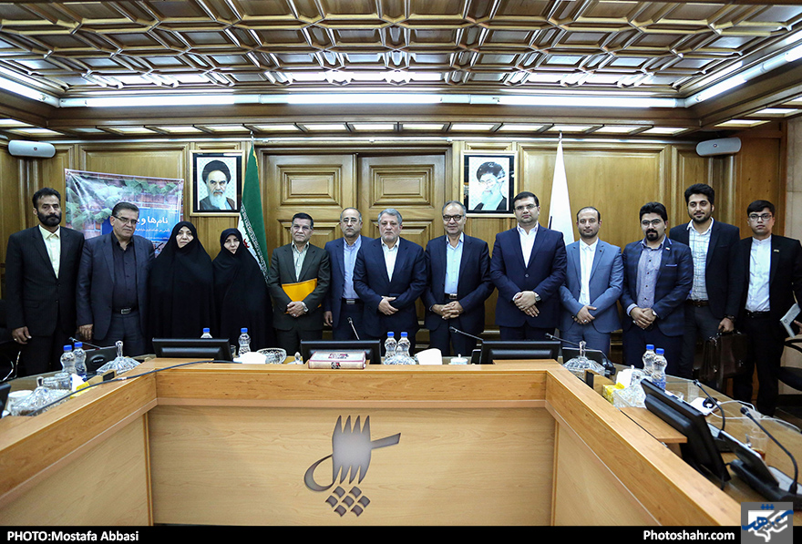  دیداراعضای شورای شهرمشهد با رئیس شورای شهرتهران 