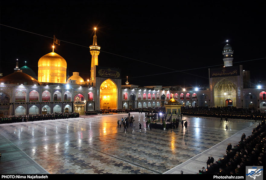 مراسم خطبه خوانی شب شهادت امام رضا (ع)