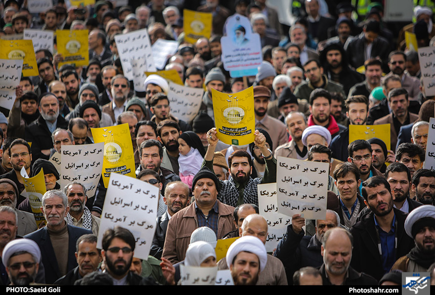 راهپیمایی مردم مشهد در حمایت از قدس شریف