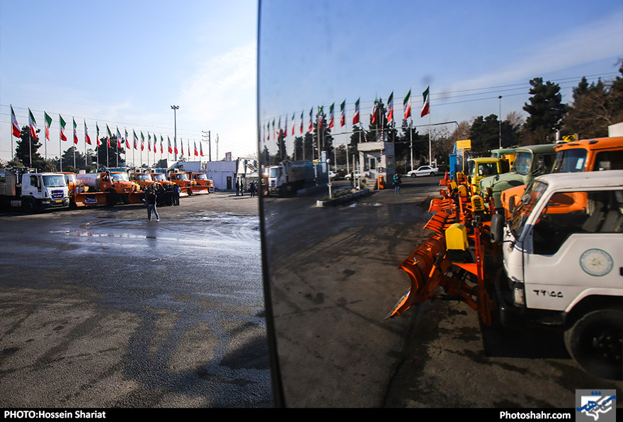 مانور طرح زمستانی شهرداری مشهد