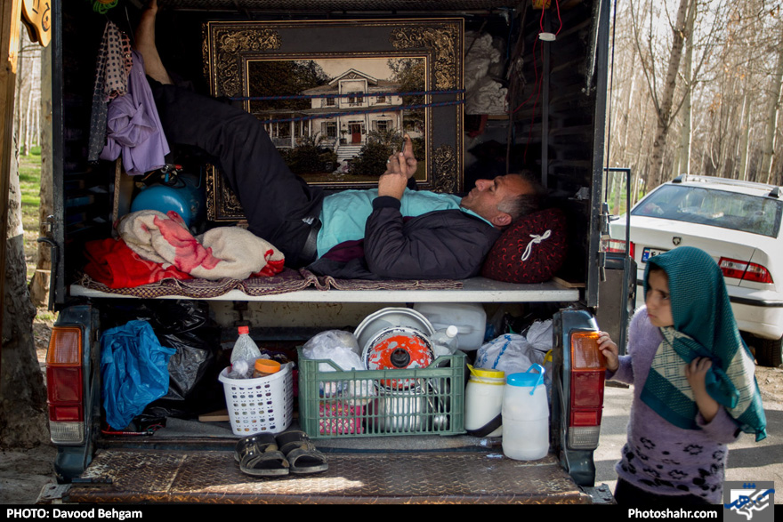 مسافران نوروزی در کمپ غدیر