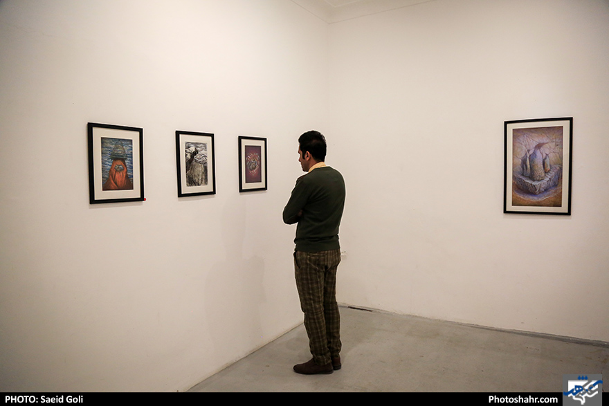 نمایشگاه نقاشی های رضاجنگی با موضوع 