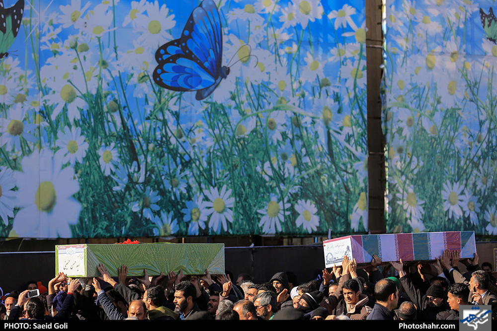 مراسم تشییع شهدای دفاع مقدس و مدافع حرم 