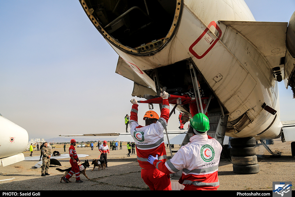 مانور طرح اضطراری فرودگاه مشهد