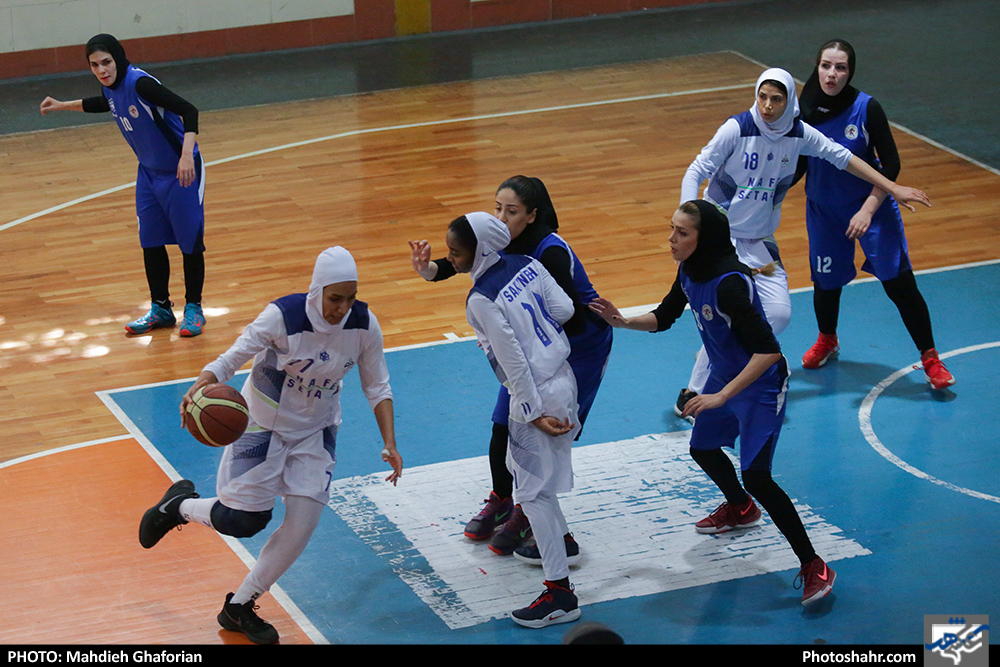  لیگ دسته یک بسکتبال بانوان / بارمان مشهد و نفت ستاره خلیج فارس 