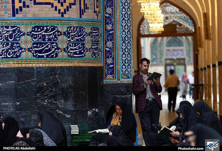 ترتیل خوانی قرآن کریم در مسجد گوهرشاد