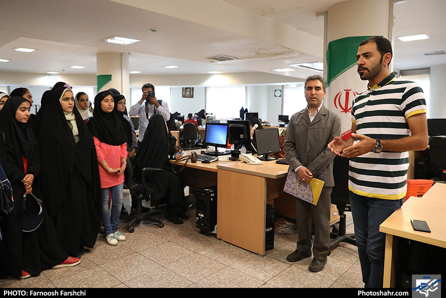 بازدید دانش آموزان خبرگزاری پانا از موسسه فرهنگی شهرآرا