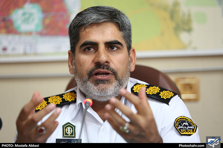 نشست خبری رئیس پلیس راهور 