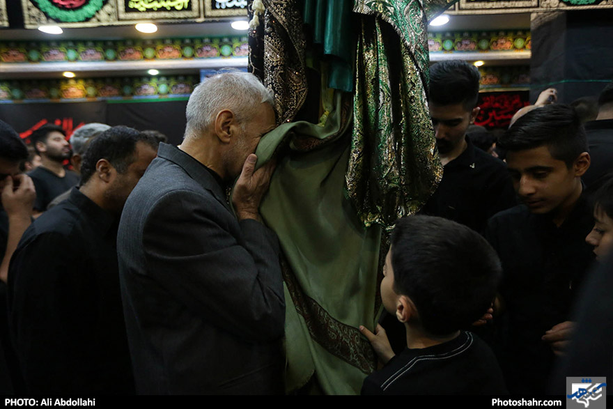 عزاداری شب هفتم محرم در هیات مهاجران افغانستانی مقیم مشهد