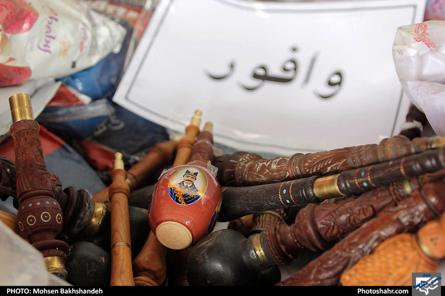 نمایشگاه کشفیات پلیس مبارزه با مواد مخدر