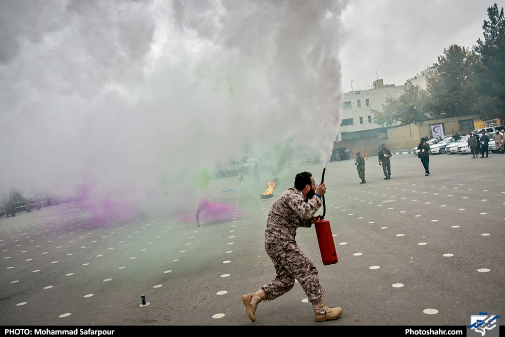 مانور میدانی پدافند غیرعامل