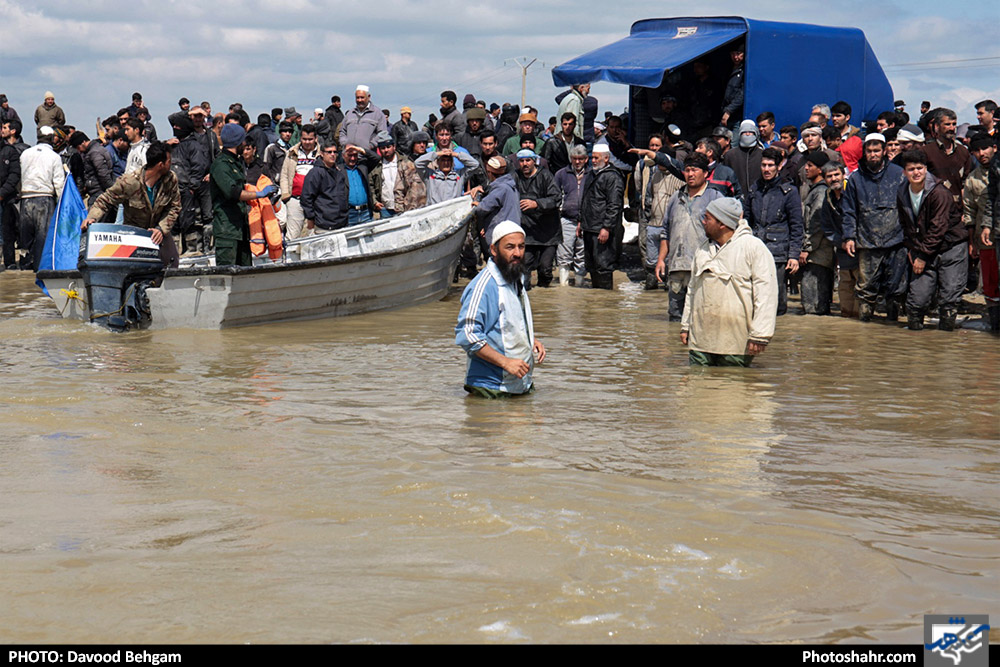 سیل در گمیشان