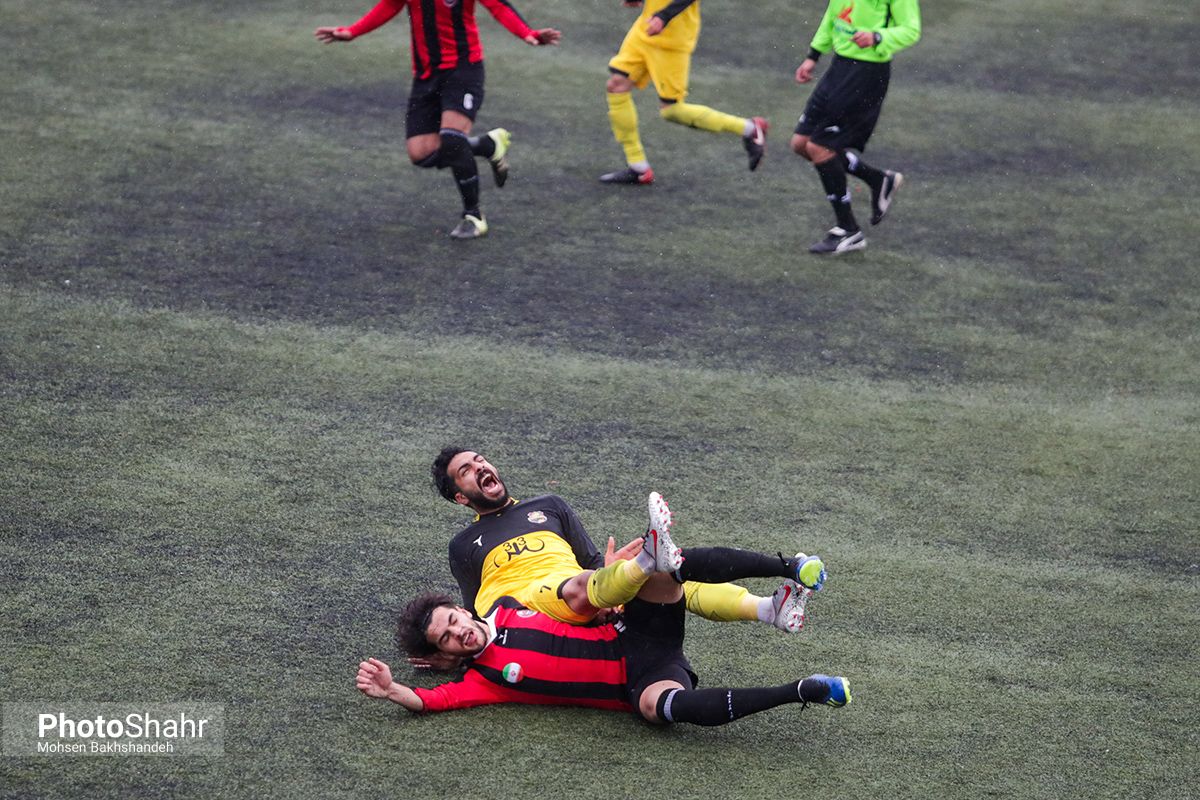 لیگ دسته سه فوتبال کشور/ مسابقه مهاجرنوین و نگین سناباد