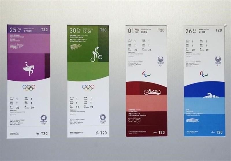 رونمایی از بلیت بازی‌های المپیک و پارالمپیک ۲۰۲۰ توکیو+ عکس