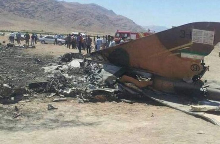 سقوط هواپیما در دامنه کوه سبلان +ویدئو