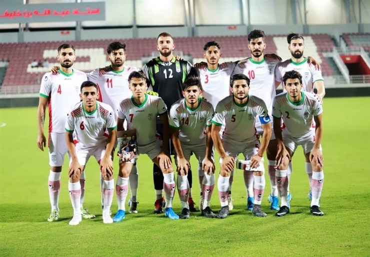 تساوی تیم فوتبال امید ایران مقابل قطر در ثانیه پایانی