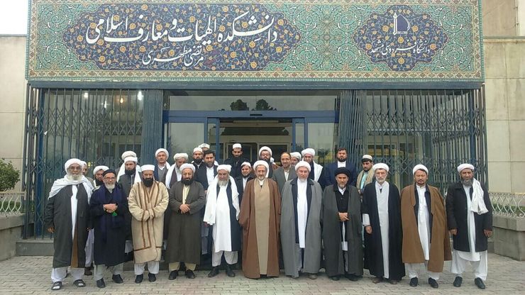 حضور مولویان کشور افغانستان در دانشگاه فردوسی مشهد