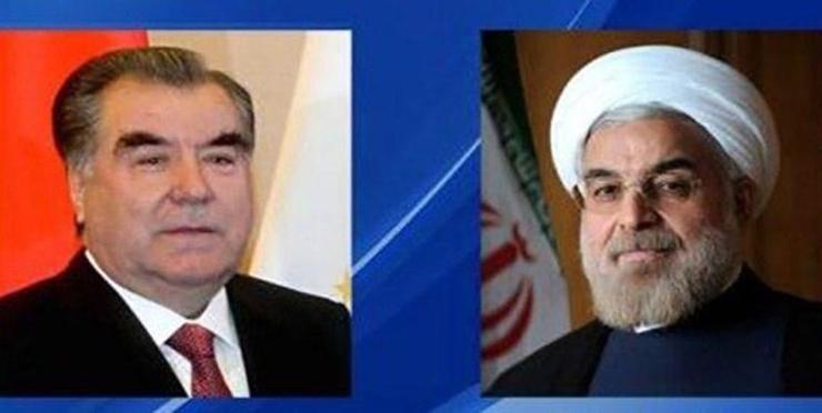 تبریک نوروز به روحانی توسط رئیس جمهوری تاجیکستان