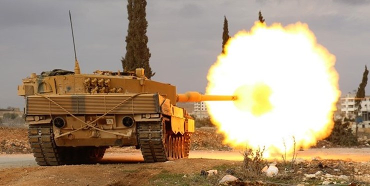 ترکیه مدعی حمله گسترده به مواضع ارتش سوریه شد