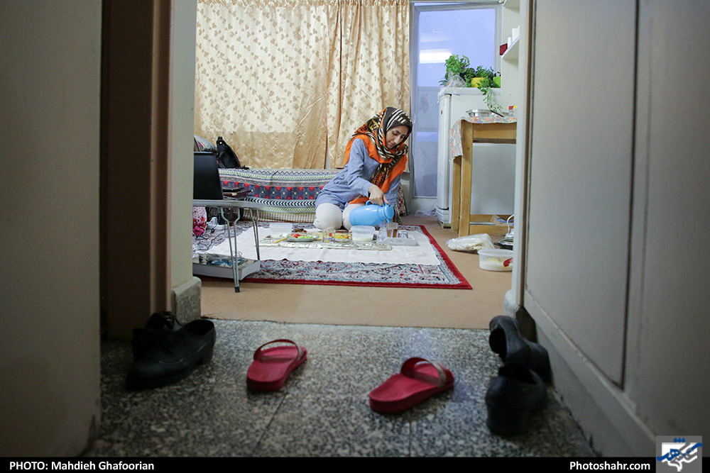 رمضان در خوابگاه دختران