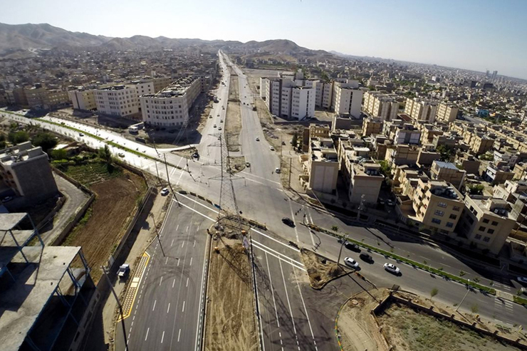 تداخل مسیر اتصال بلوار خاقانی به نماز با زمین‌های آستان قدس رضوی