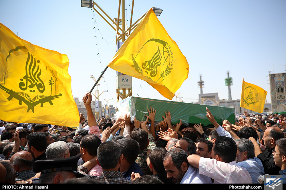 تشییع پیکر شهید مدافع حرم سید ناظرحسین موسوی