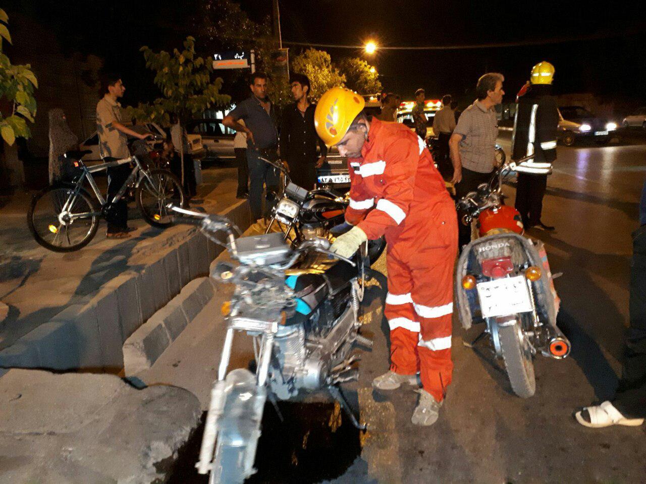 نوجوان حادثه دیده در مشهد