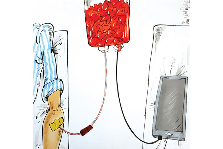 اهدای خون نیازمند حمایت مجازی