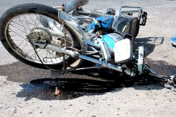 مرگ دو موتورسوار در تصادف رخ به رخ