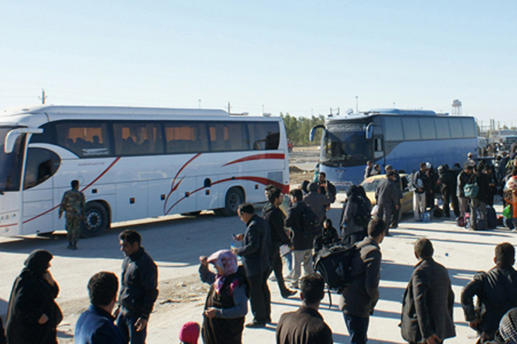 اعزام اتوبوس به عراق؛ خدمت به شهروندان مشهدی در زیارت اربعین