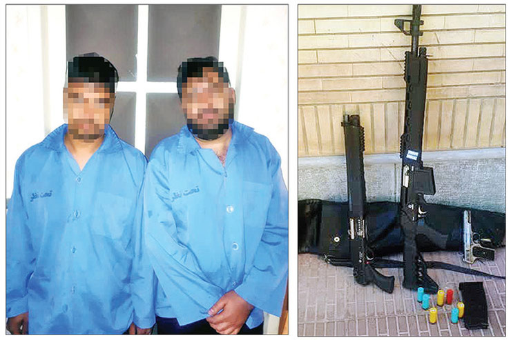دستگیری ۲۱ عمده فروش مواد مخدر و فروشنده اسلحه در مشهد