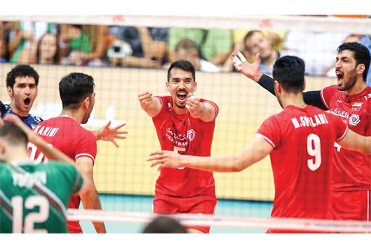 ایران ۳ - هند صفر/پیروزی آسان والیبال ایران در مسابقات قهرمانی آسیا