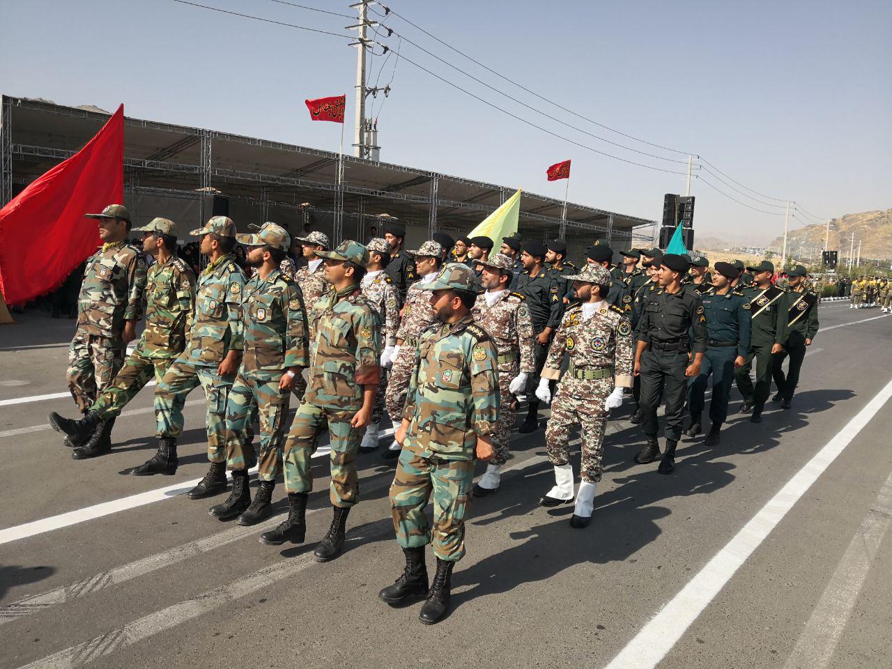 رژه یگان های مشهد