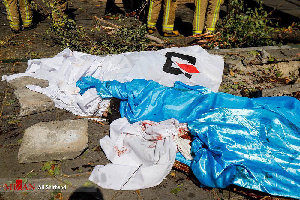 سقوط جرثقیل تهران