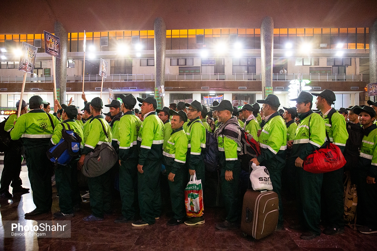 اعزام پاکبان ها به نجف