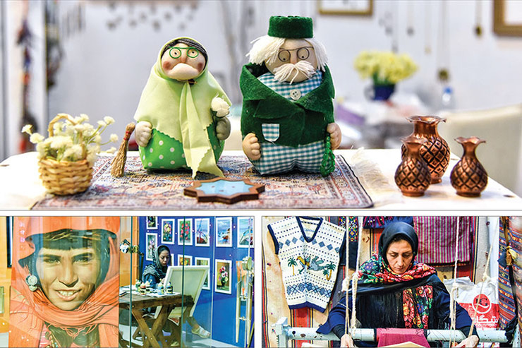 بازار «گذر فرهنگ و هنر» خیابان ۱۷ شهریور مشهد