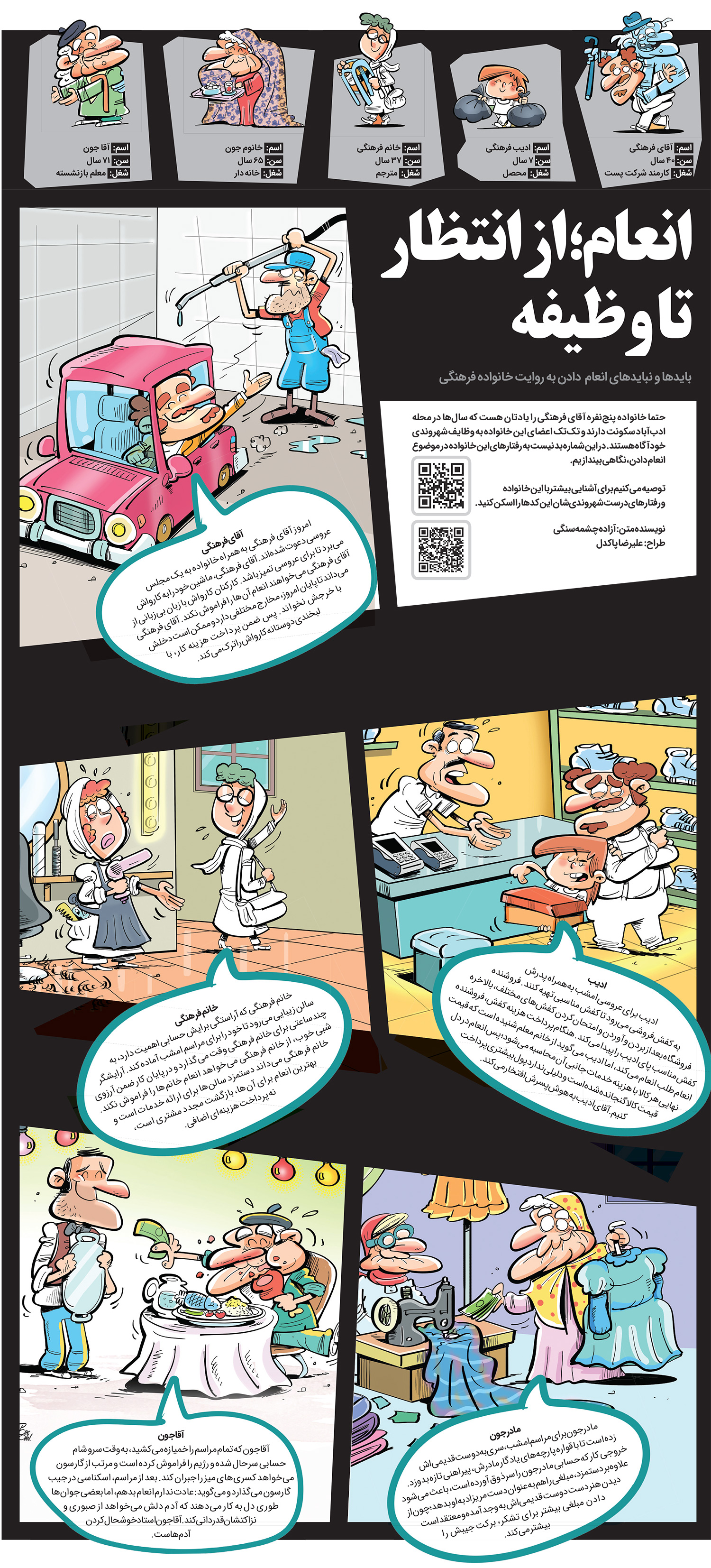 انعام؛ از انتظار تا وظیفه