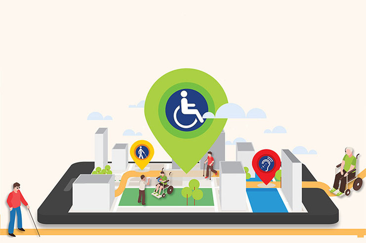 نقشه‌های دیجیتالی در خدمت معلولان