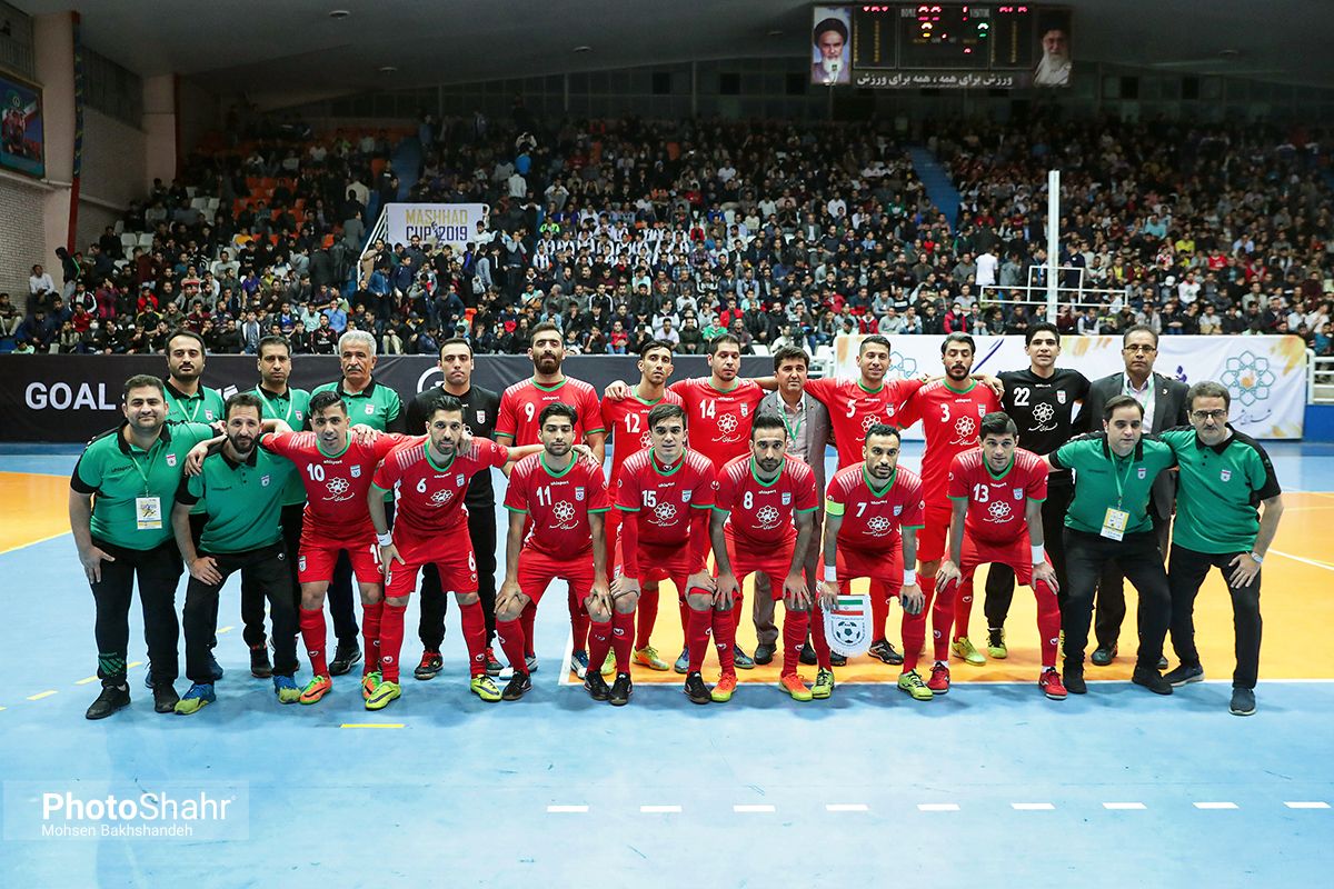 هیجان بین‌المللی در تورنمنت سه‌جانبه فوتسال مشهد